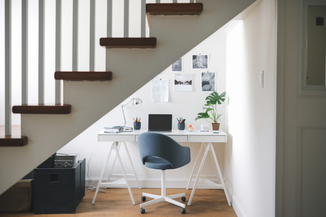 Aménagements Sous Escalier : 10 Idées pour Créer un Bureau Fonctionnel