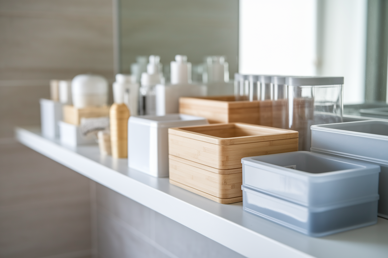 Rangement Salle de Bain : Les Meilleures Solutions et Boîtes pour Optimiser votre Espace