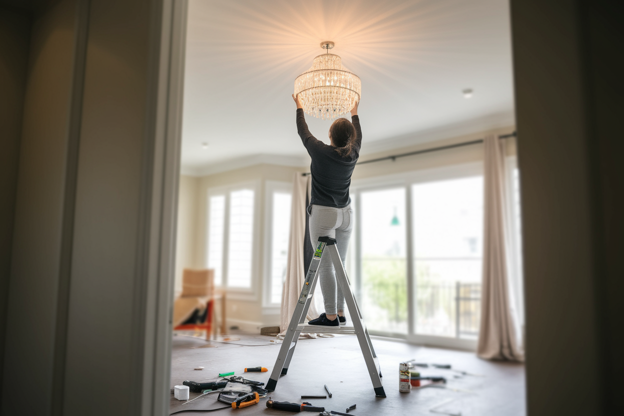 Comment Fixer un Lustre au Plafond Sans Crochet : Solutions Simples d'Installation