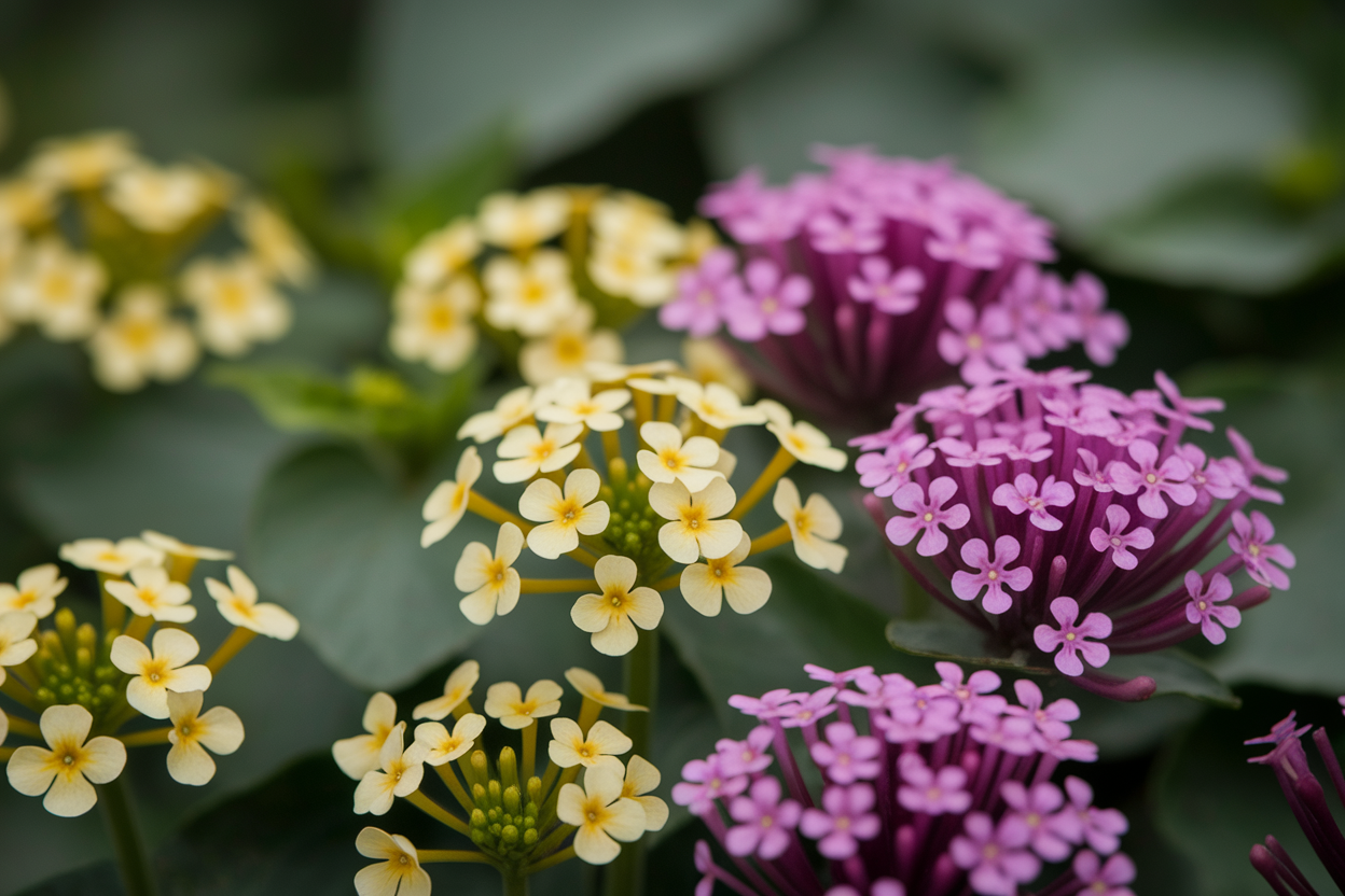 gros-plan-pourpier-plante-glace-fleurs