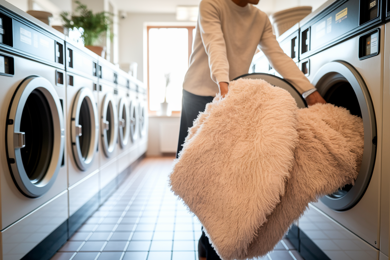 laverie-personne-couette-seche-linge