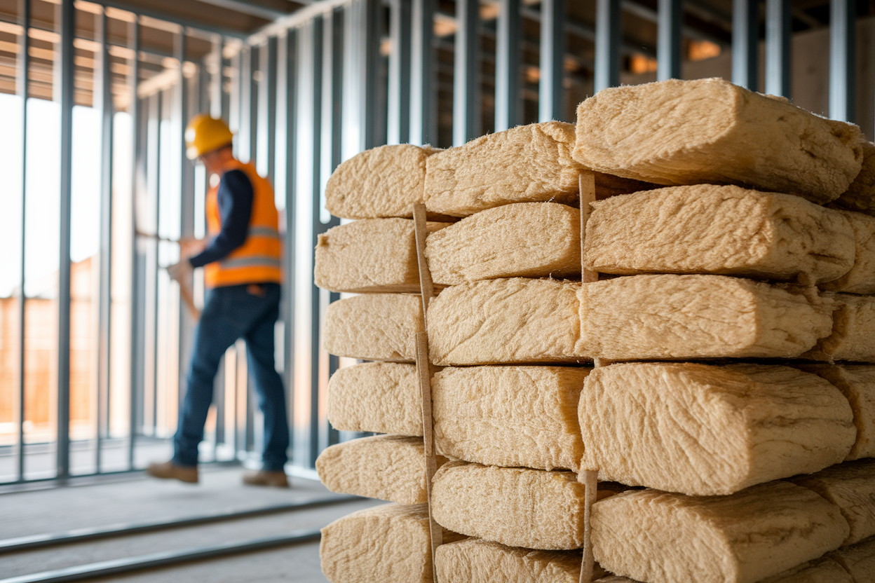 panneaux-laine-bois-chantier-ouvrier