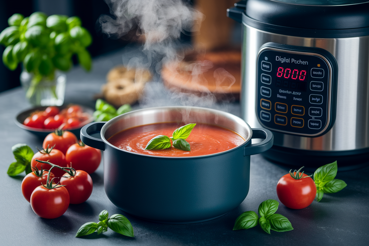 soupe-tomate-autocuiseur-numerique-basilic