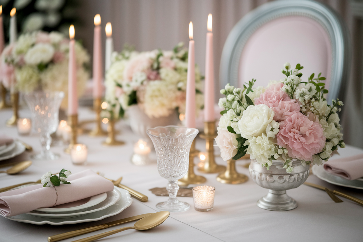 table-bapteme-deco-pastel-fleurs