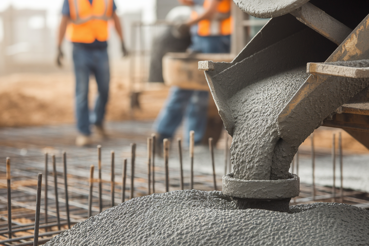 chantier-camion-toupie-beton-poussiere