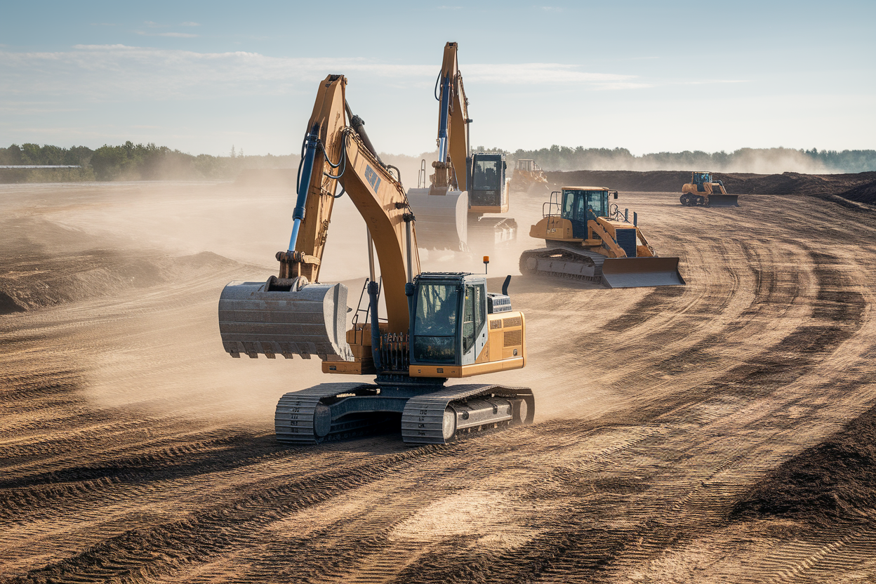 chantier-pelleteuses-bulldozers-poussiere