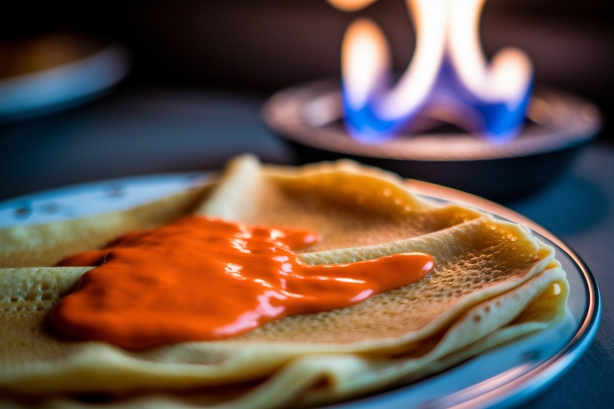crepe-suzette-sauce-orange-flamme