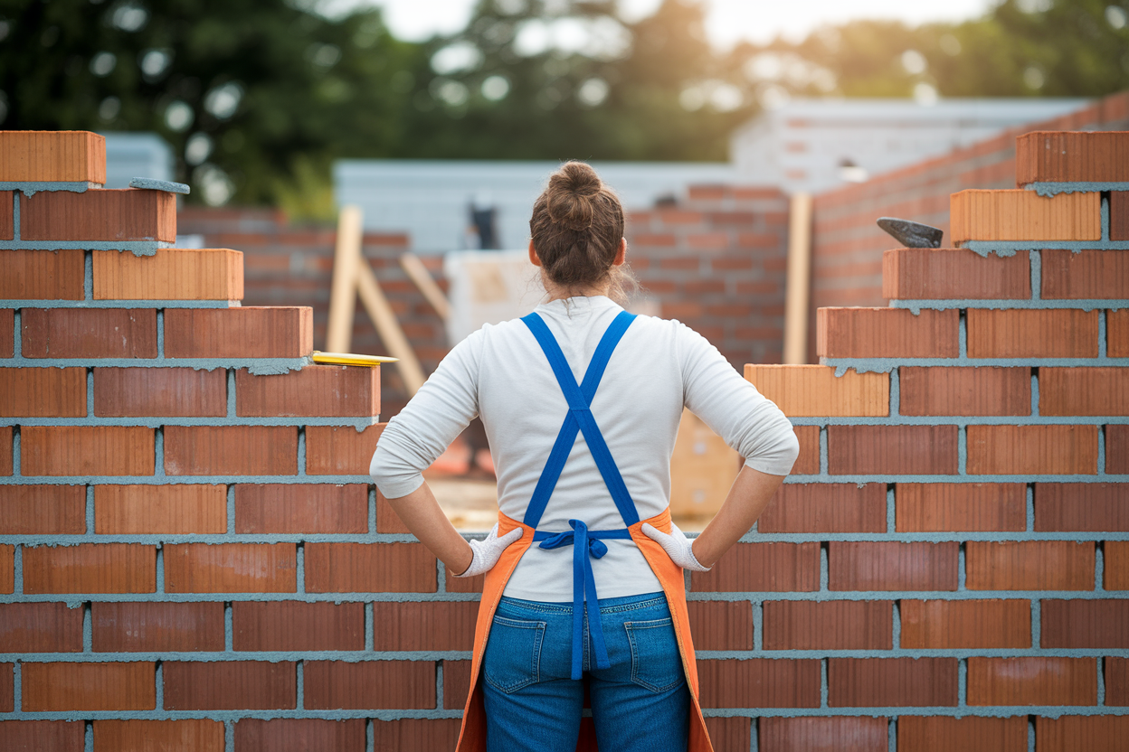 personne-dos-tablier-mur-briques