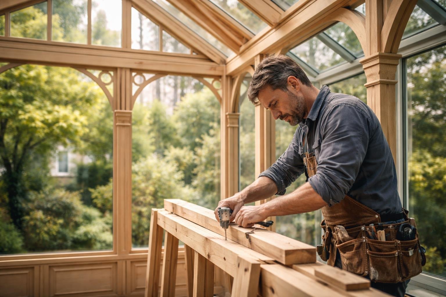 artisan-veranda-bois-verre-jardin-passion