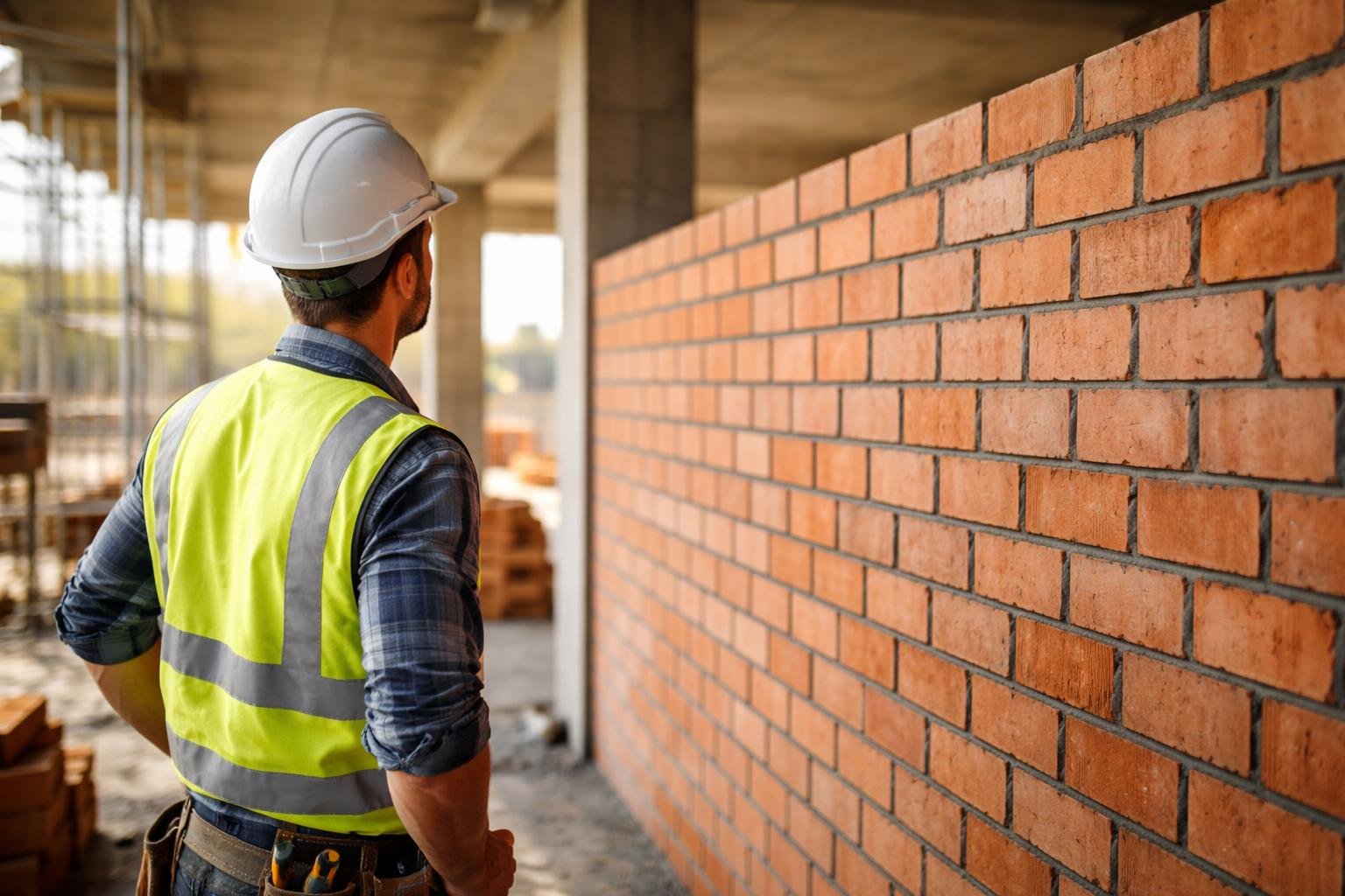 ouvrier-mur-briques-chantier-flou