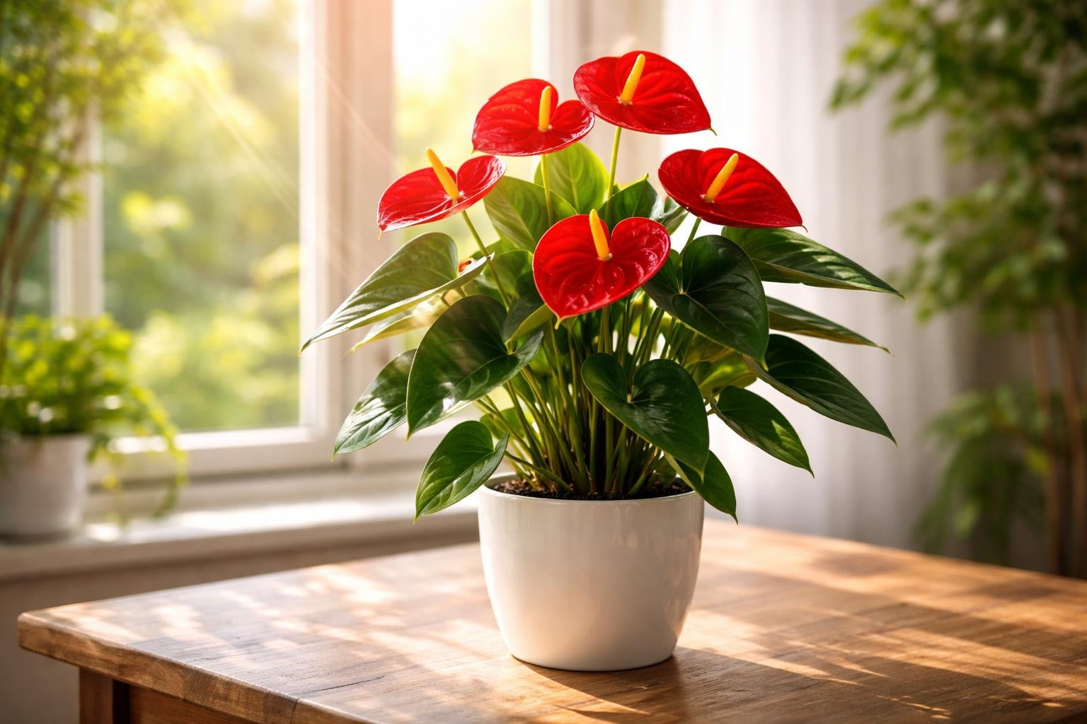anthurium-fleurs-rouges-fenetre-lumineuse