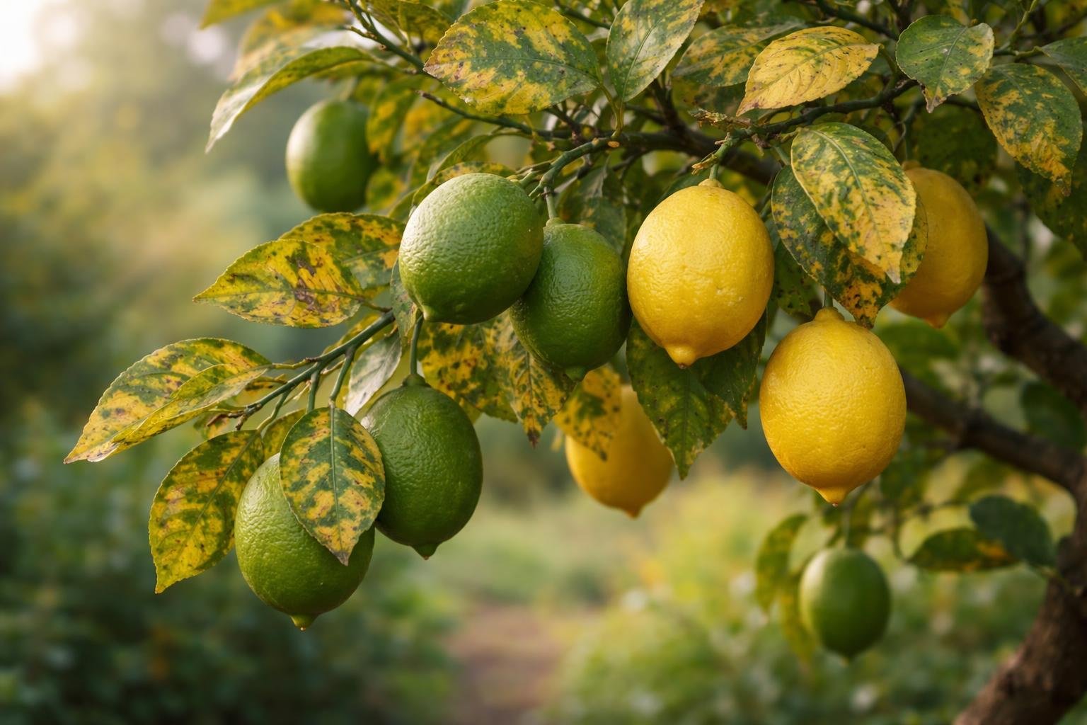 citronnier-feuilles-tachees-citrons-murs