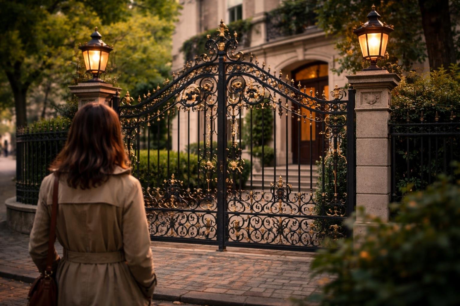 portail-elegant-fer-forge-maison