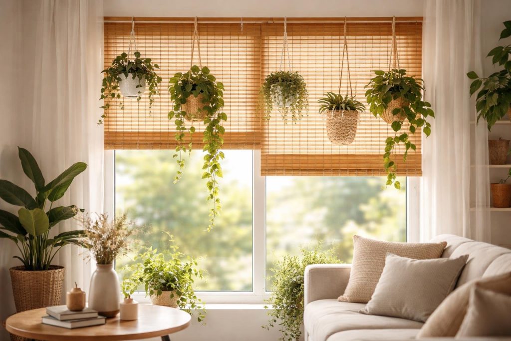 piece-moderne-fenetre-stores-bambou