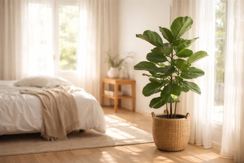 plante-verte-chambre-lumineuse-minimaliste